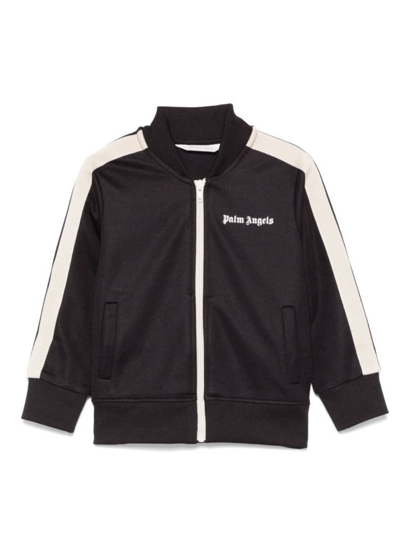 Palm Angels Kids logo-print track jacket - Black von Palm Angels Kids