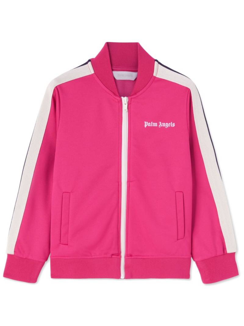 Palm Angels Kids logo-print track jacket - Pink von Palm Angels Kids