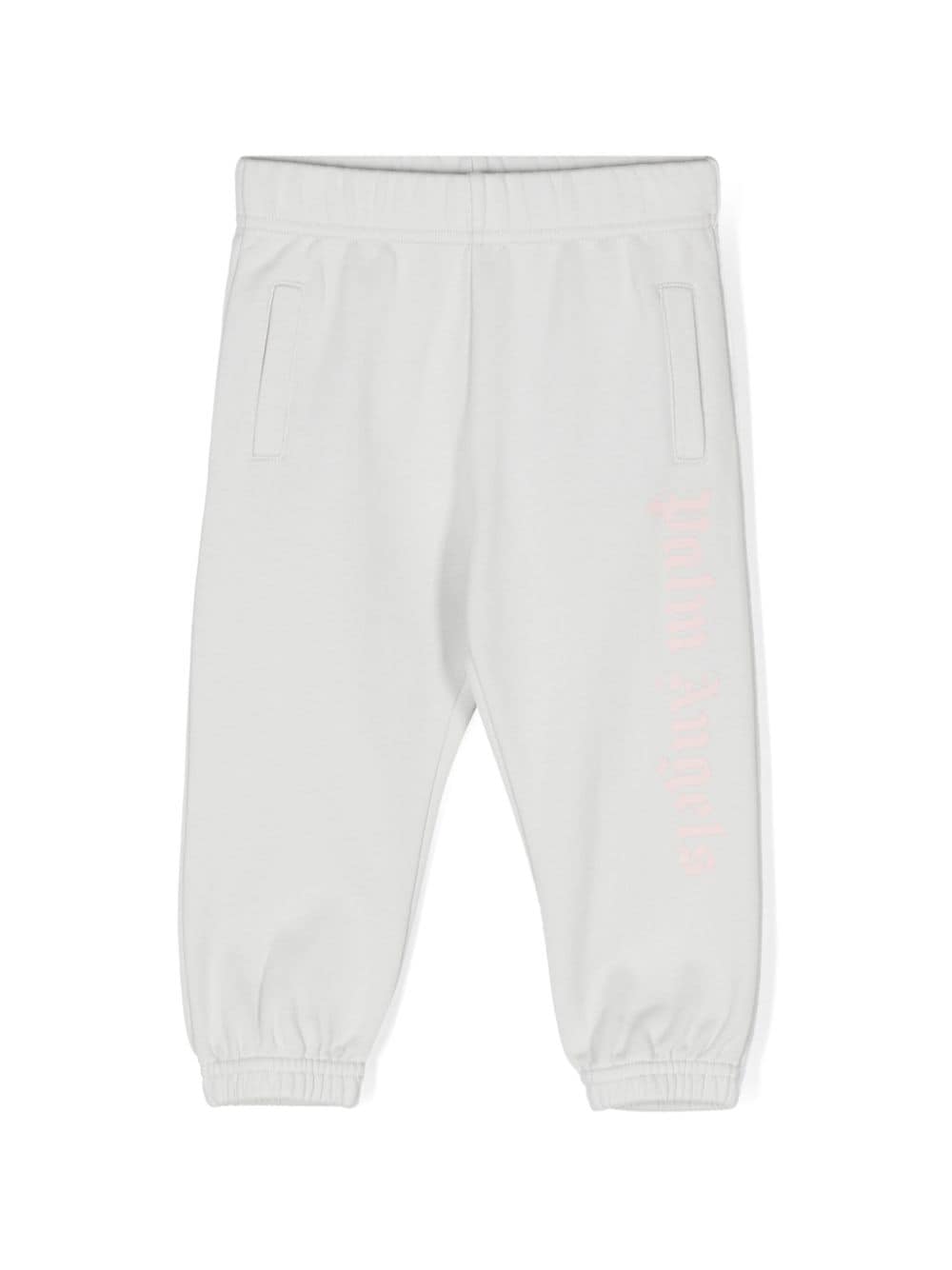 Palm Angels Kids logo-print track pants - Grey von Palm Angels Kids