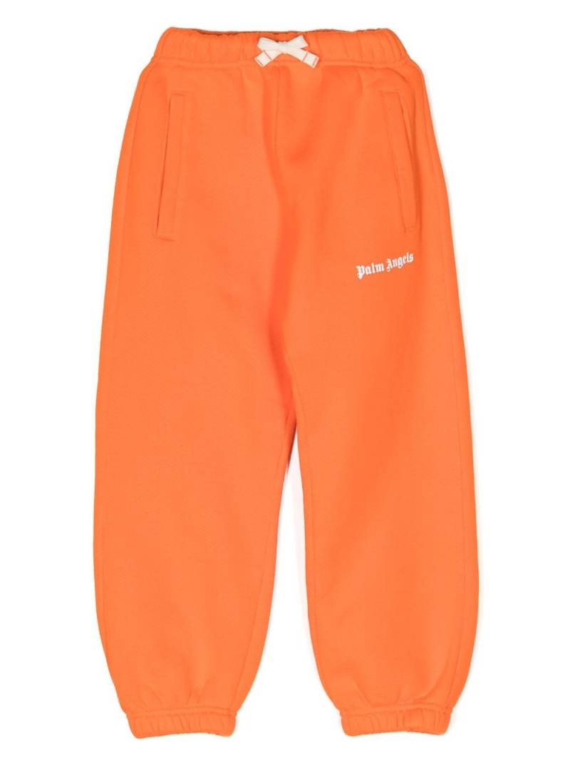 Palm Angels Kids logo-print track pants - Orange von Palm Angels Kids