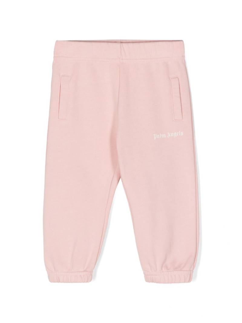 Palm Angels Kids logo-print track pants - Pink von Palm Angels Kids