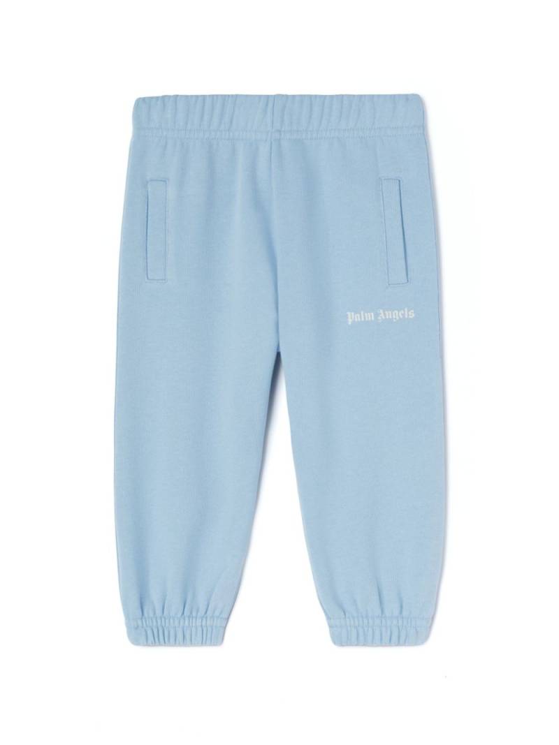 Palm Angels Kids logo sweatpants - Blue von Palm Angels Kids