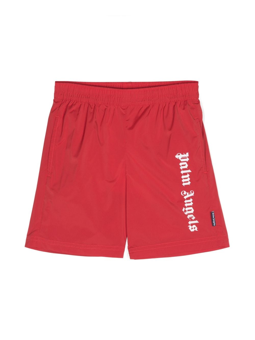 Palm Angels Kids Overlogo swim shorts - Red von Palm Angels Kids