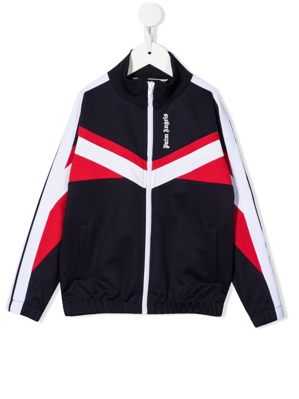 Palm Angels Kids panel-detail jacket - Blue von Palm Angels Kids