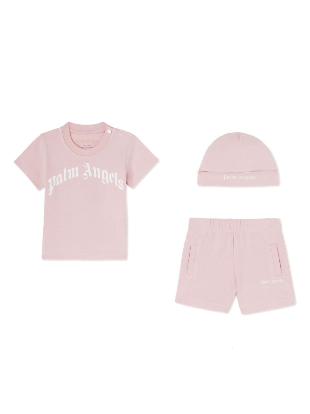 Palm Angels Kids printed short set - Pink von Palm Angels Kids