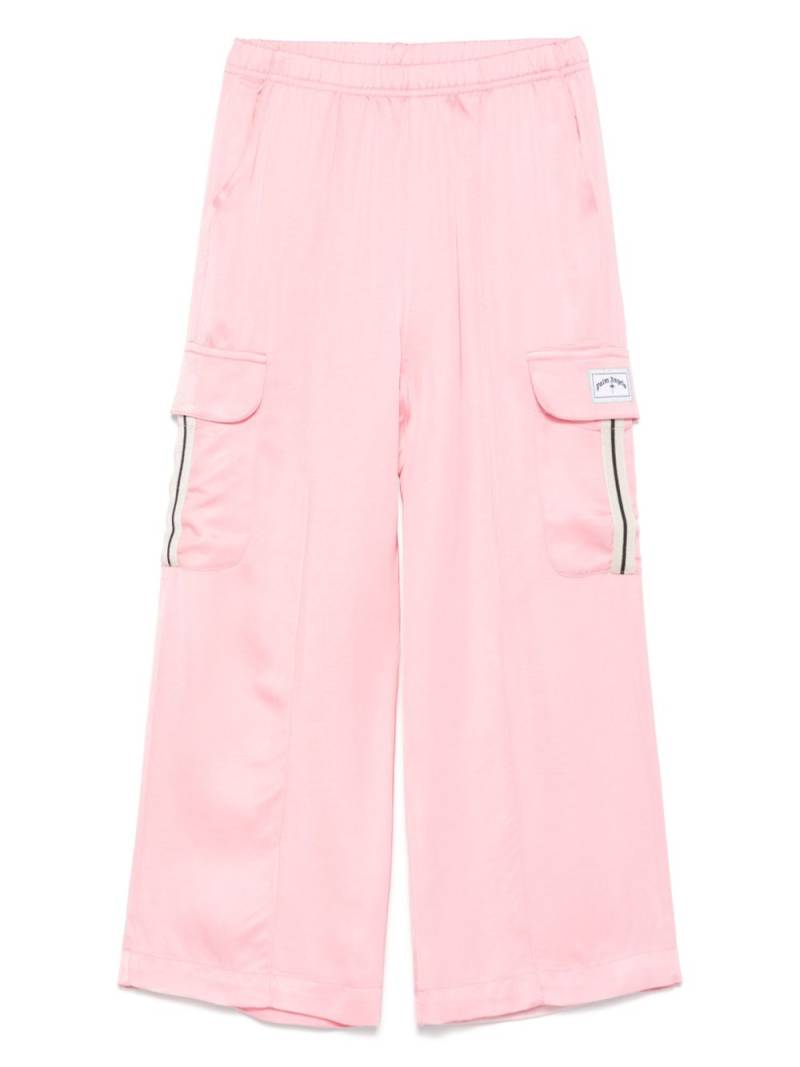 Palm Angels Kids satin cargo pants - Pink von Palm Angels Kids