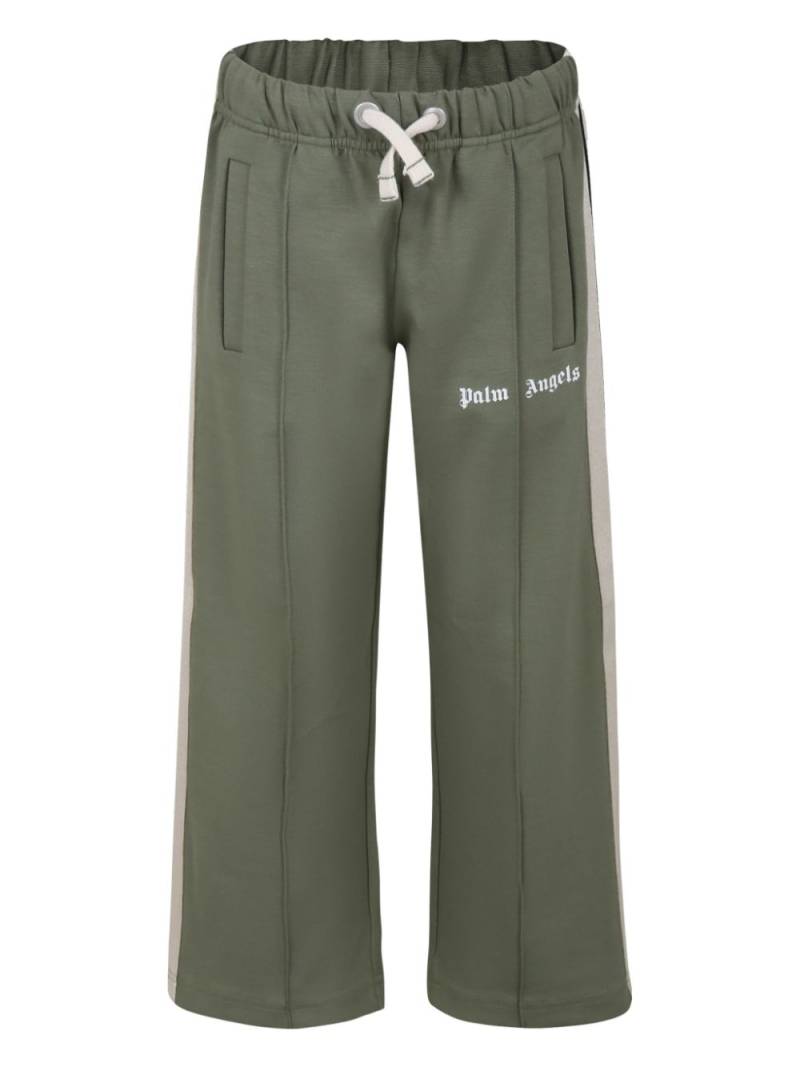 Palm Angels Kids side-stripe track pants - Green von Palm Angels Kids