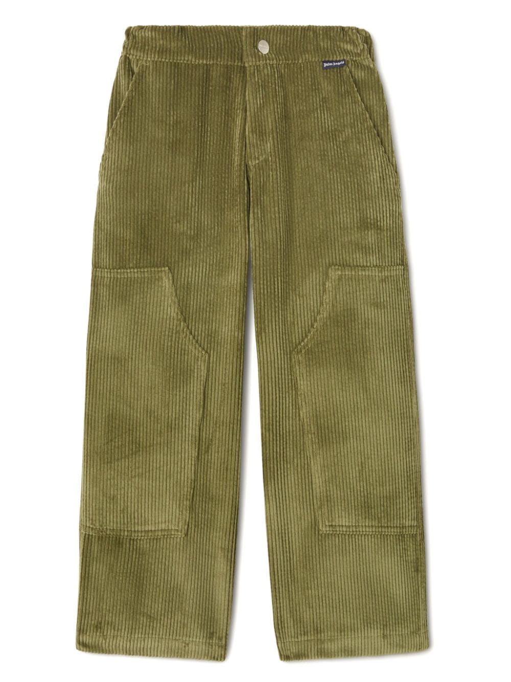 Palm Angels Kids straight-leg corduroy trousers - Green von Palm Angels Kids