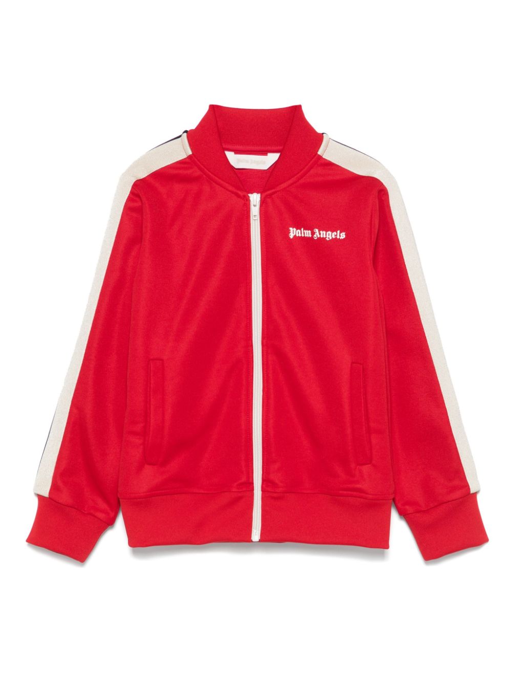 Palm Angels Kids stripe-detail track jacket - Red von Palm Angels Kids