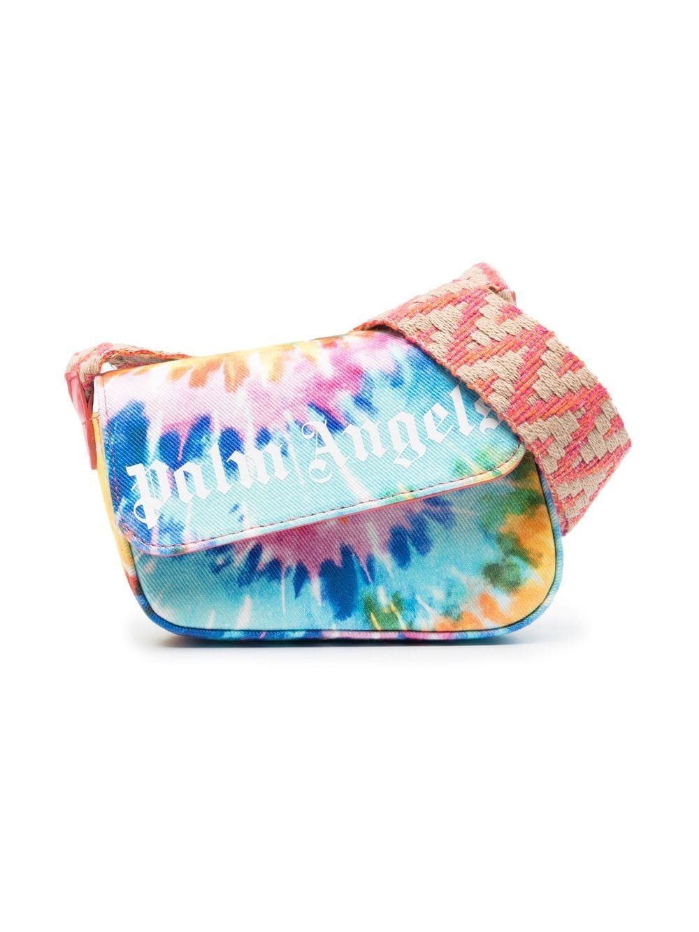 Palm Angels Kids tie-dye asymmetric bag - Pink von Palm Angels Kids