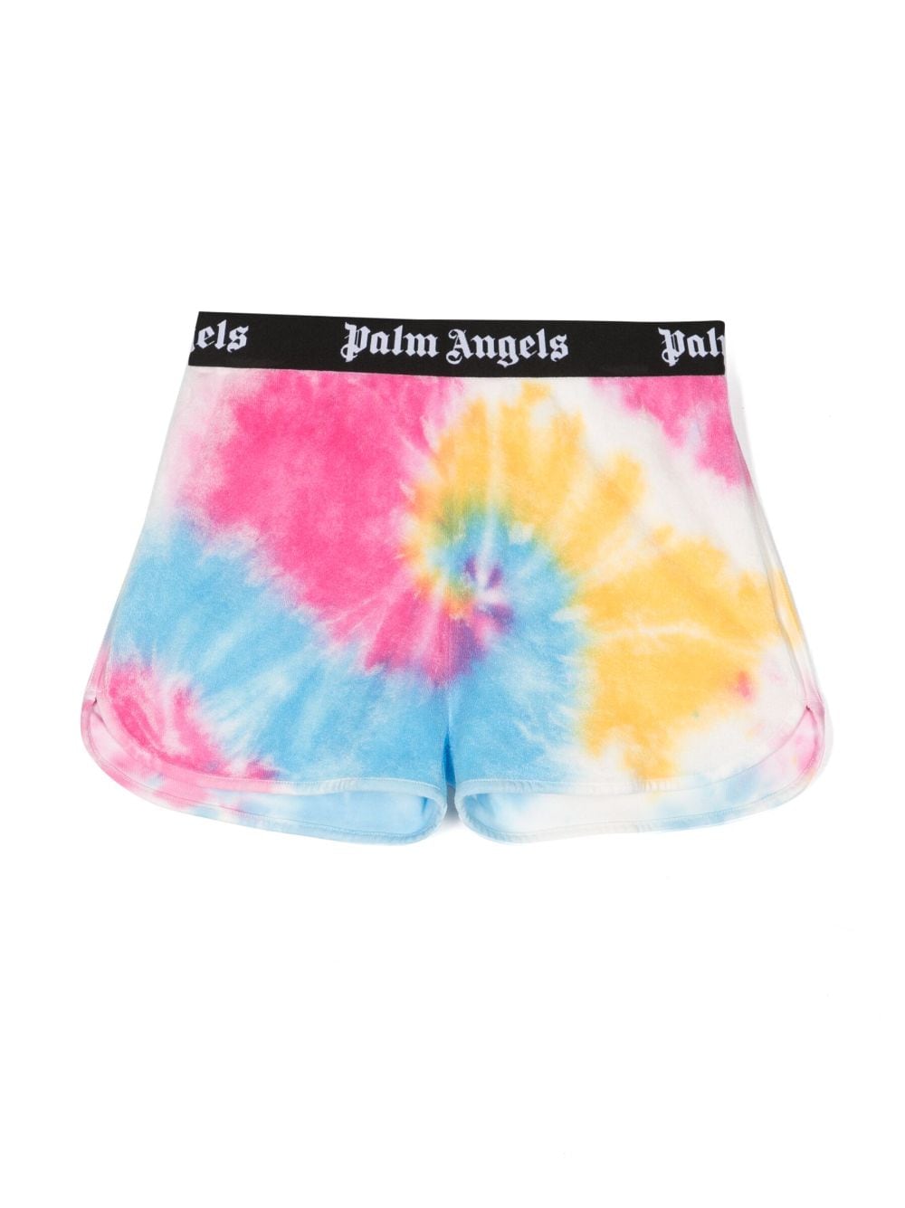 Palm Angels Kids tie-dye track shorts - Pink von Palm Angels Kids