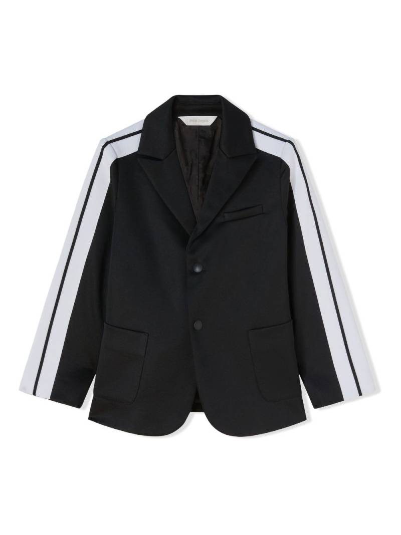 Palm Angels Kids two-tone single-breasted blazer - Black von Palm Angels Kids