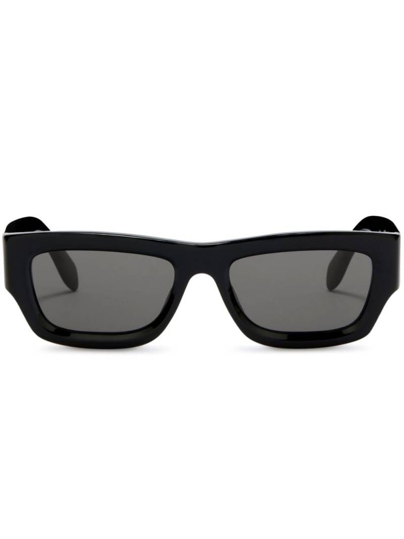 Palm Angels Eyewear Auberry rectangle-frame sunglasses - Black von Palm Angels Eyewear