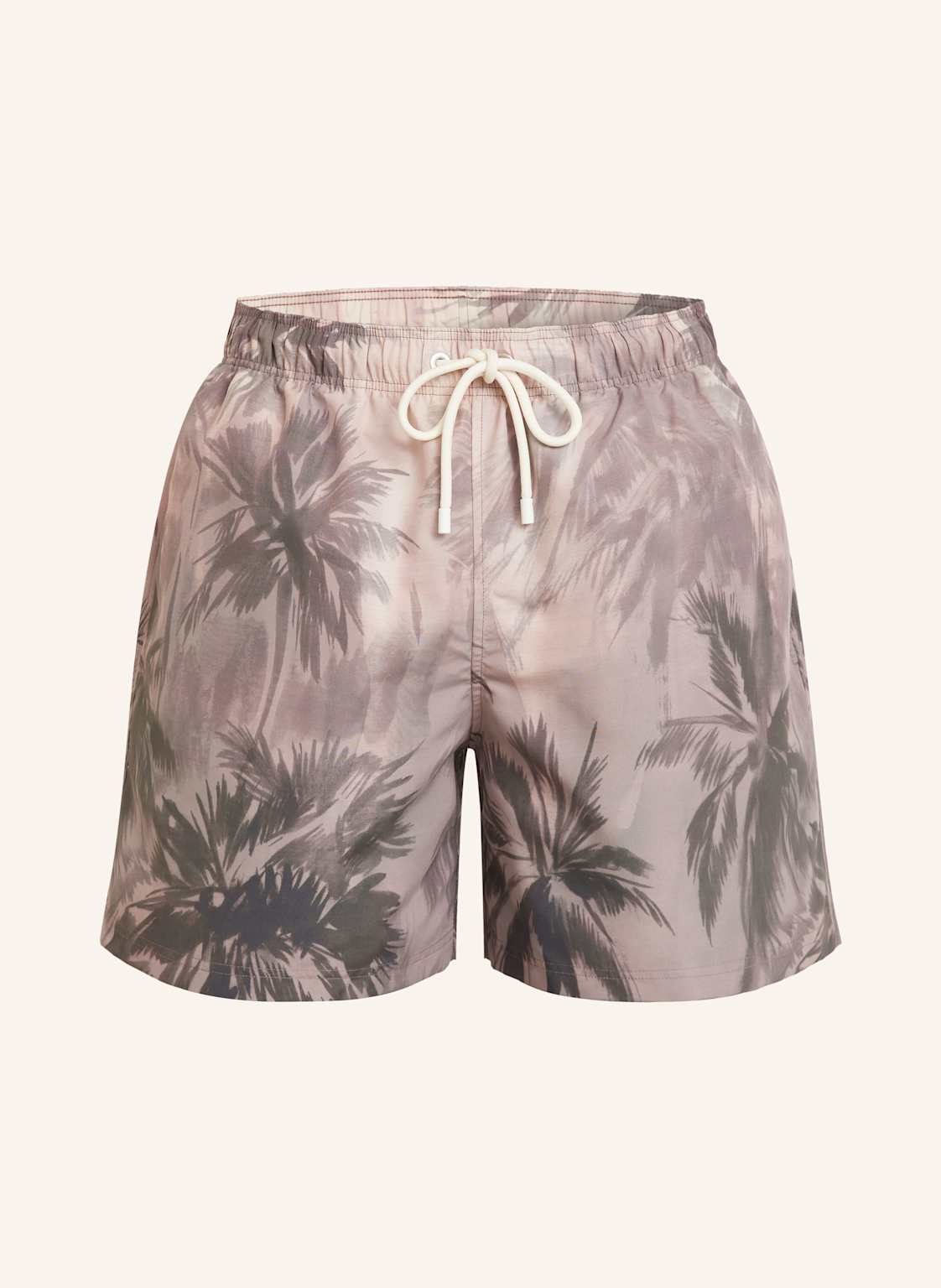 Palm Angels Badeshorts Sunset Palms beige von Palm Angels