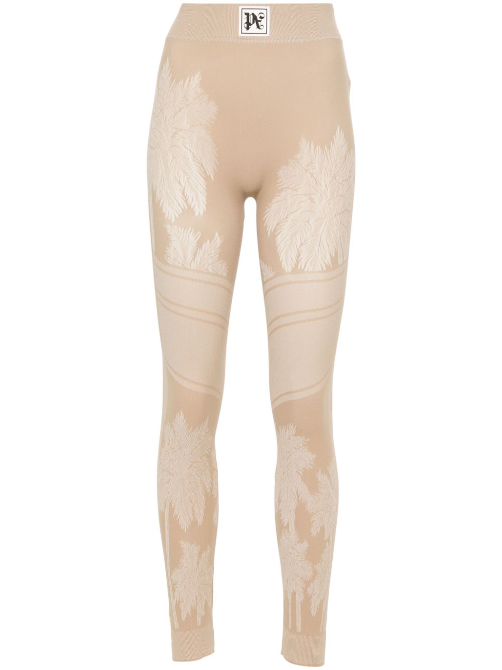 Palm Angels Palm base layer ski leggings - Neutrals von Palm Angels