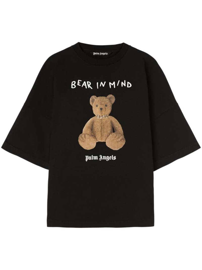 Palm Angels Bear In Mind T-Shirt - Black von Palm Angels