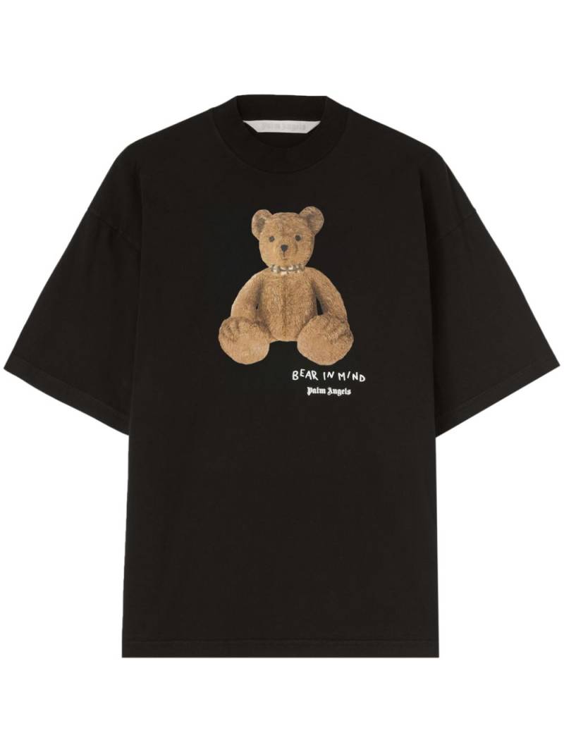 Palm Angels Bear In Mind T-Shirt - Black von Palm Angels