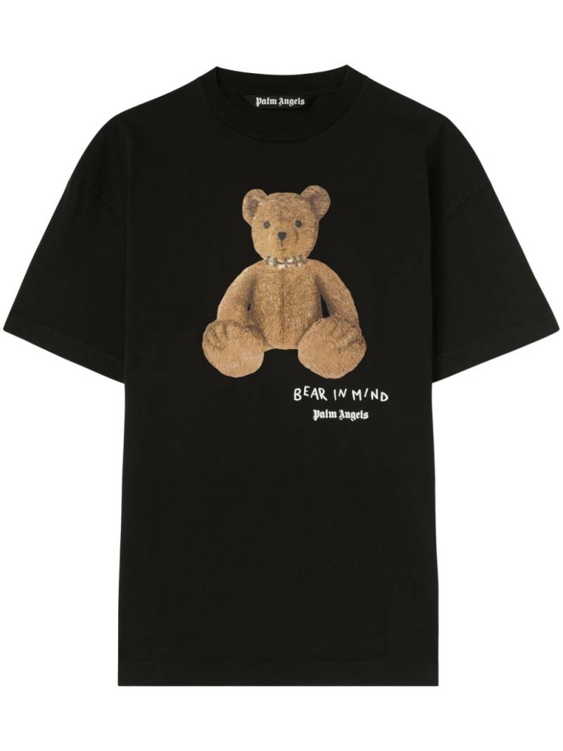 Palm Angels Bear In Mind T-Shirt - Black von Palm Angels