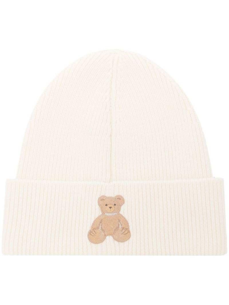 Palm Angels Bear In Mind beanie - White von Palm Angels