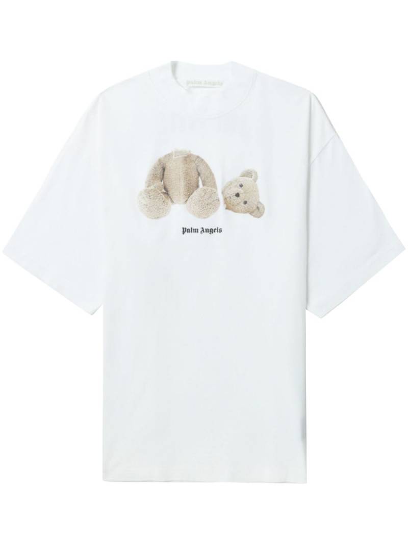 Palm Angels Broken Bear cotton T-shirt - White von Palm Angels