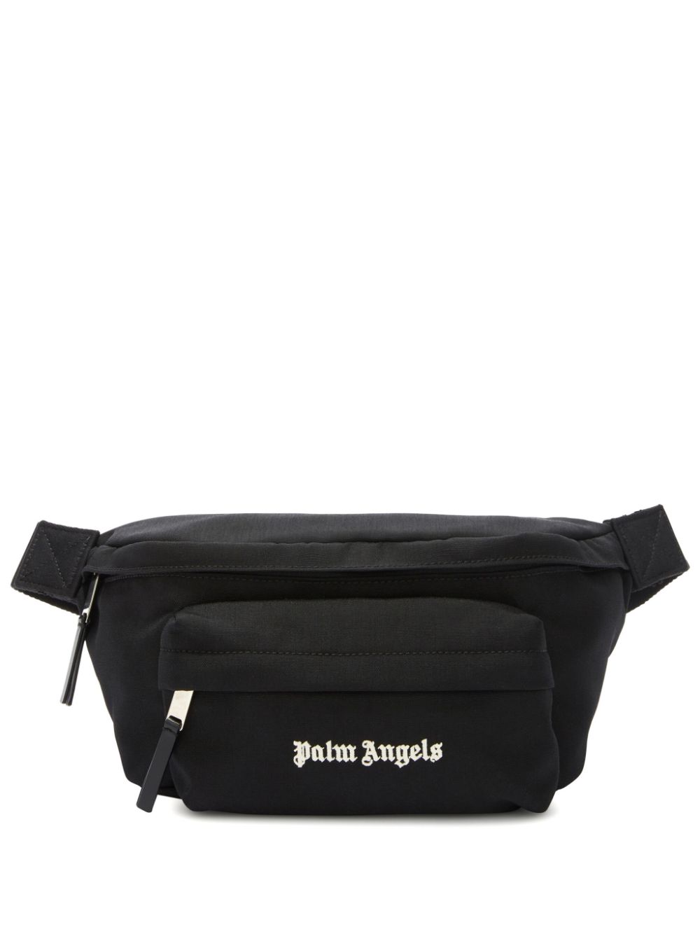 Palm Angels Cordura logo-print belt bag - Black von Palm Angels