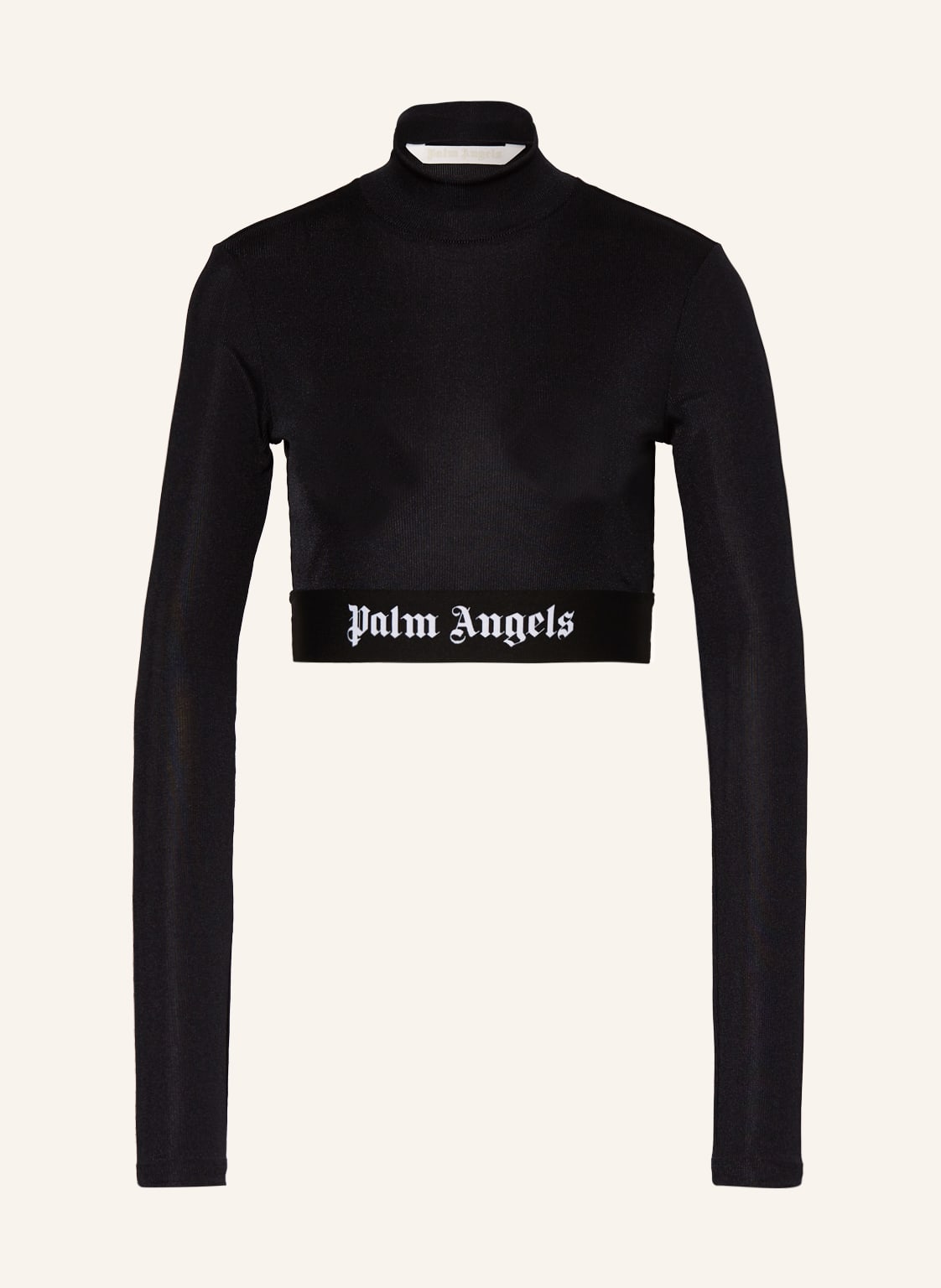 Palm Angels Cropped-Longsleeve schwarz von Palm Angels