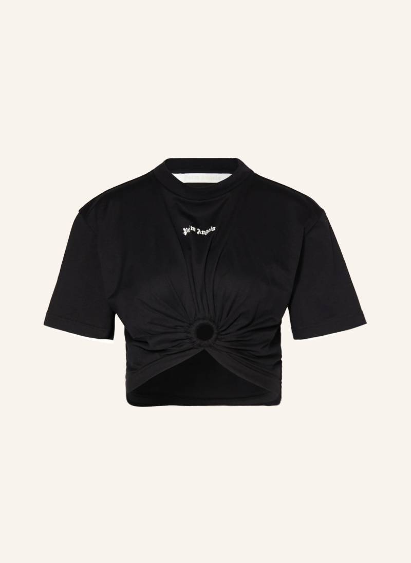 Palm Angels Cropped-Shirt schwarz von Palm Angels