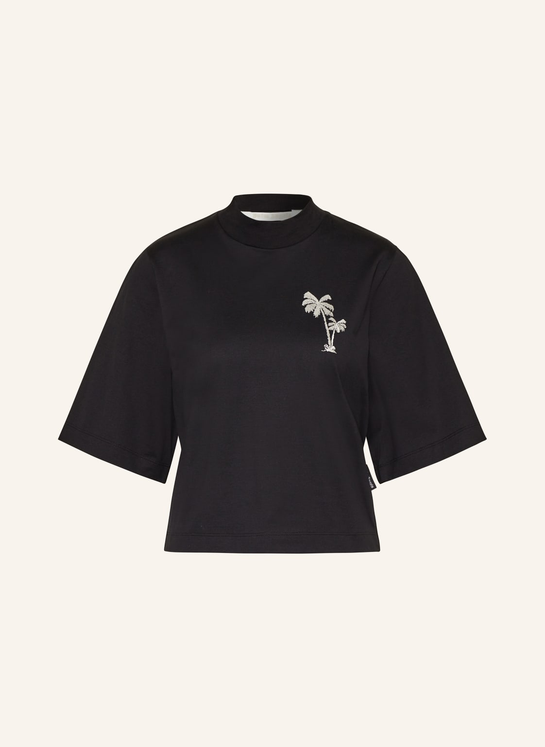 Palm Angels Cropped-Shirt schwarz von Palm Angels