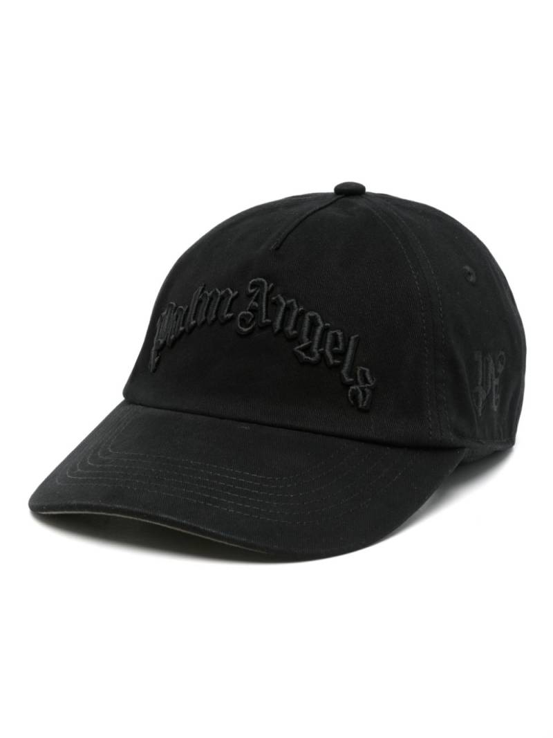 Palm Angels Curved Logo cap - Black von Palm Angels