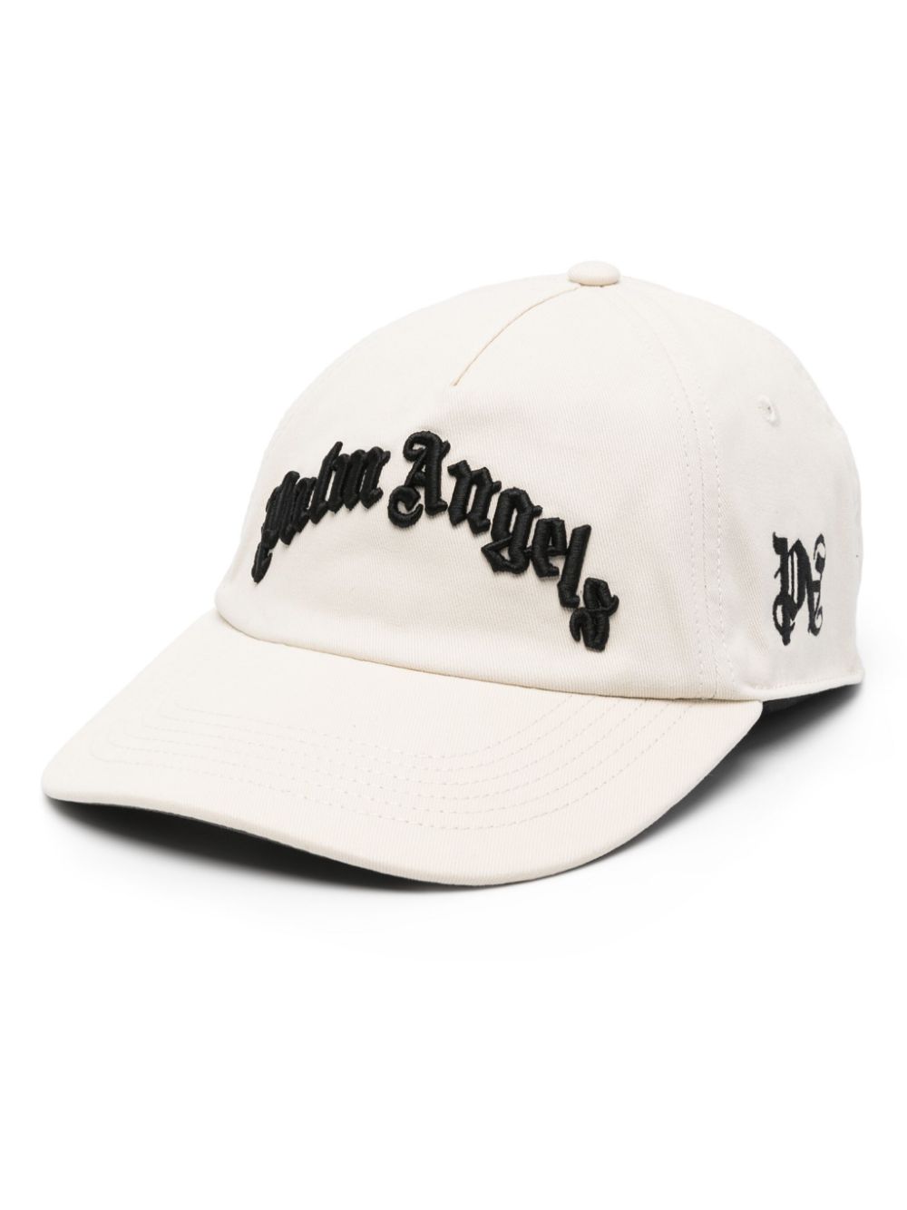 Palm Angels Curved Logo cap - White von Palm Angels