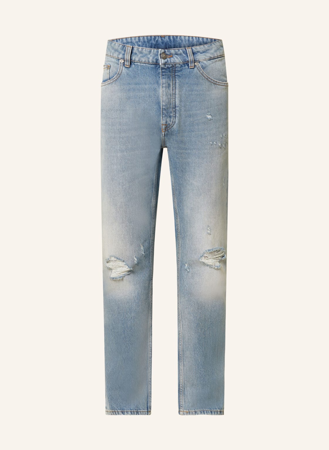 Palm Angels Destroyed Jeans Regular Fit blau von Palm Angels