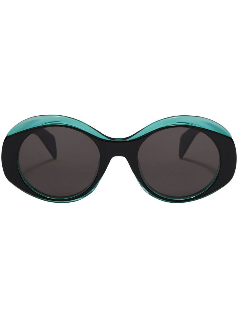 Palm Angels Eyewear Doyle two-tone sunglasses - Green von Palm Angels Eyewear