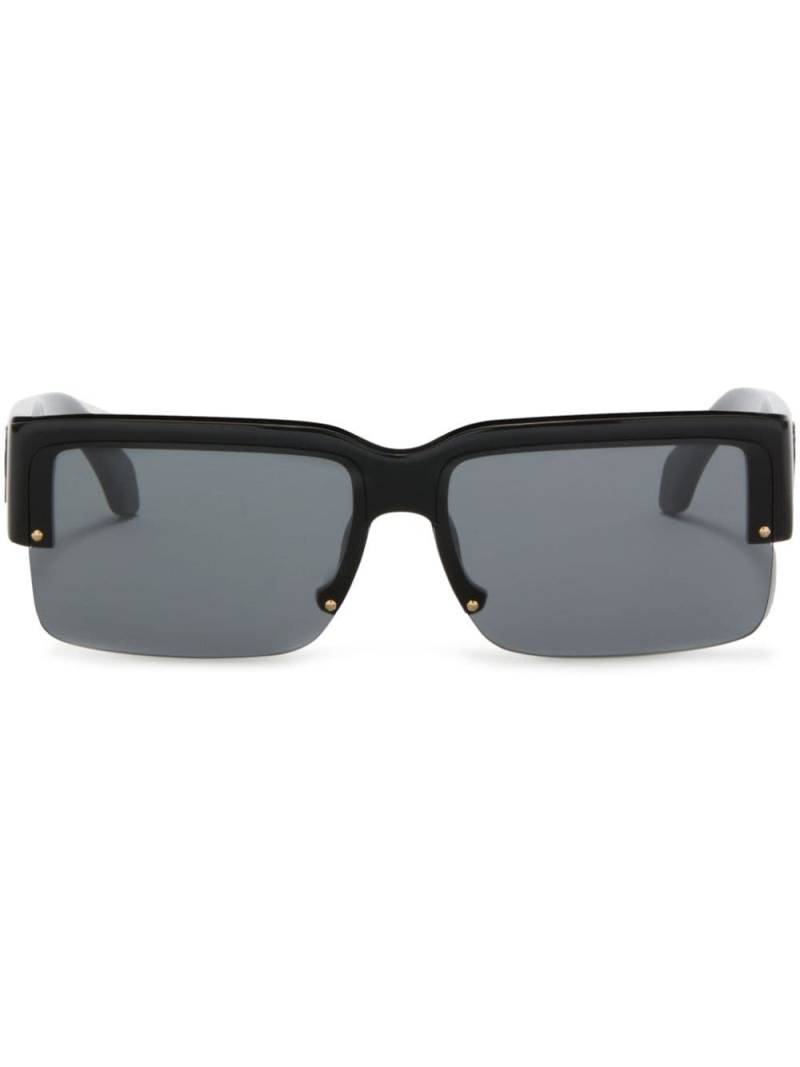 Palm Angels Eyewear Drain rectangle-frame sunglasses - Black von Palm Angels Eyewear