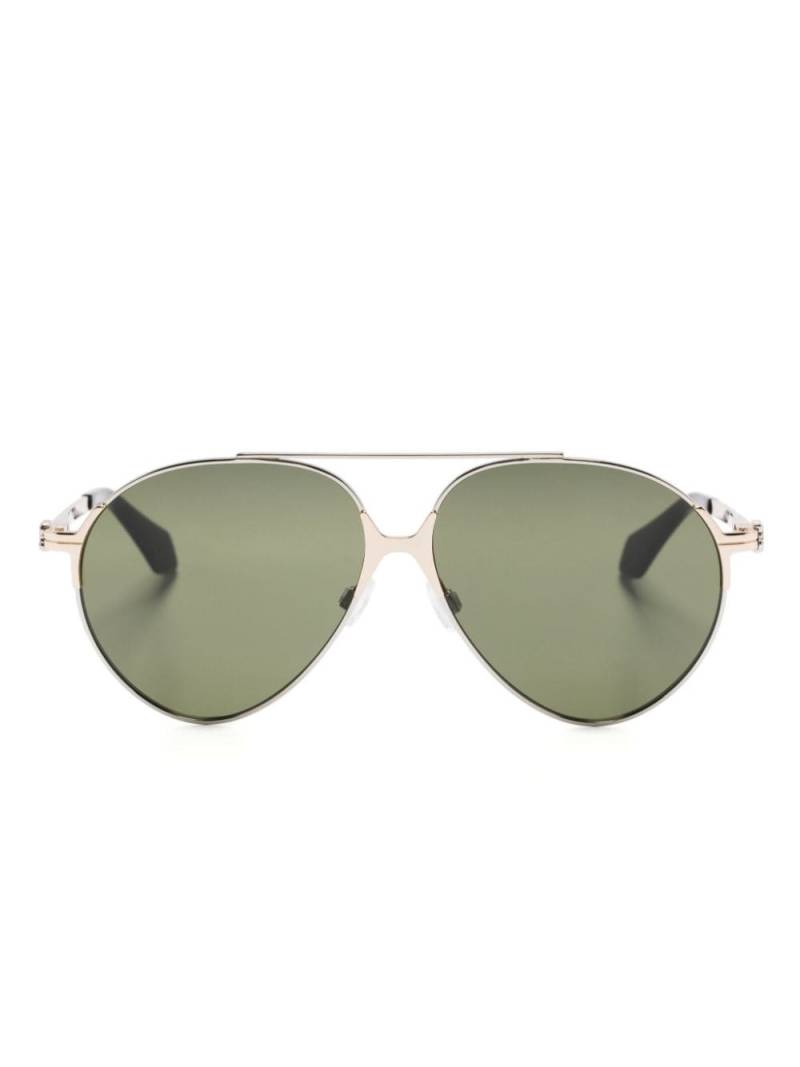 Palm Angels Eyewear Elkton pilot-frame sunglasses - Gold von Palm Angels Eyewear