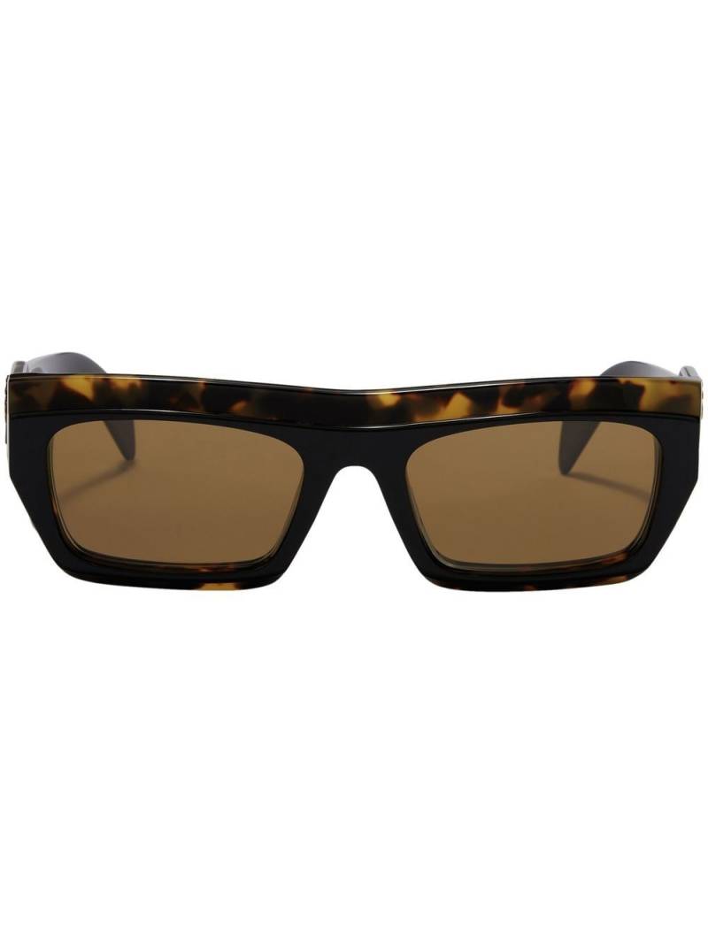 Palm Angels Eyewear Empire rectangle sunglasses - Brown von Palm Angels Eyewear