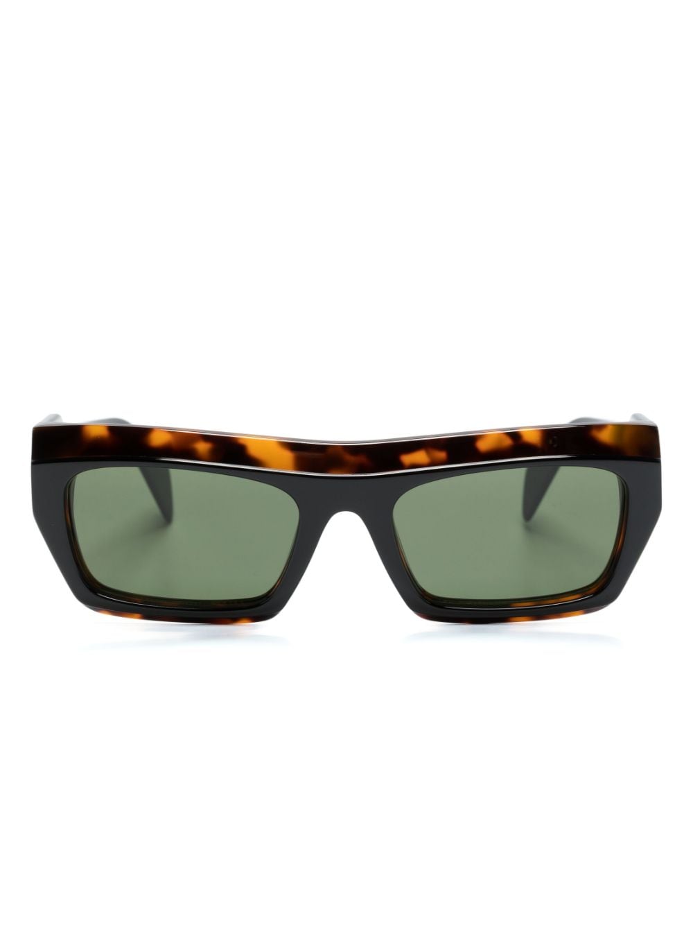 Palm Angels Eyewear Empire rectangular sunglasses - Brown von Palm Angels Eyewear