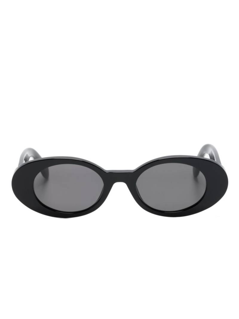 Palm Angels Eyewear Gilroy oval-frame sunglasses - Black von Palm Angels Eyewear