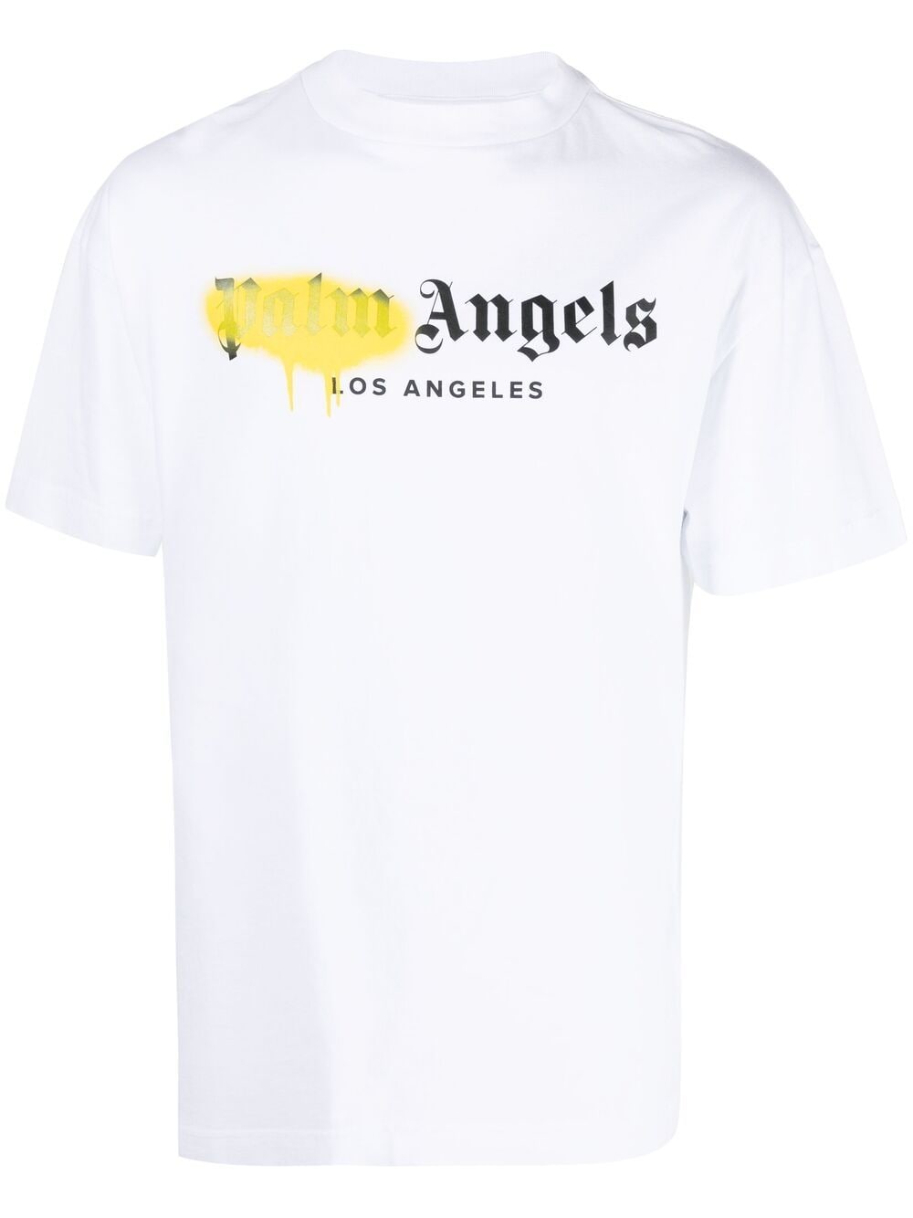 Palm Angels LA logo-print T-shirt - White von Palm Angels