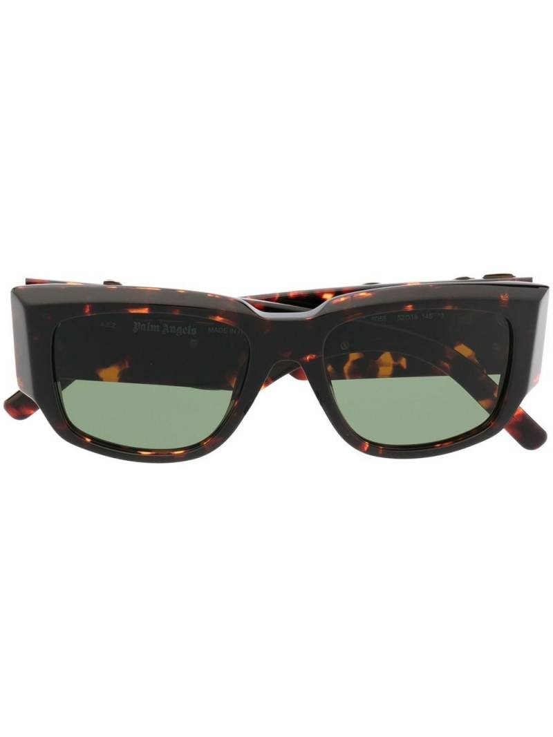 Palm Angels Eyewear Laguna square-frame sunglasses - Brown von Palm Angels Eyewear