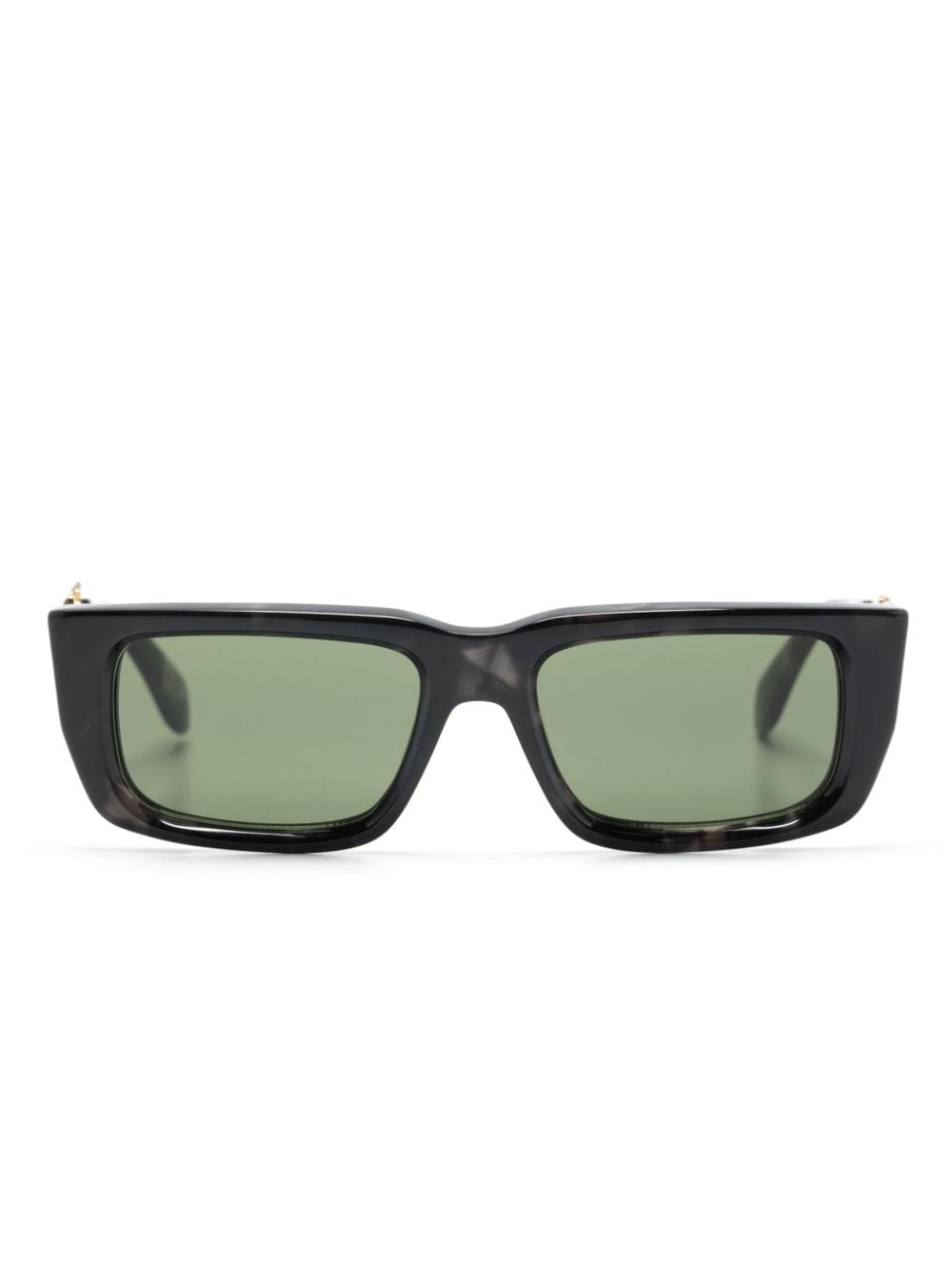 Palm Angels Eyewear Milford rectangular-frame sunglasses - Black von Palm Angels Eyewear