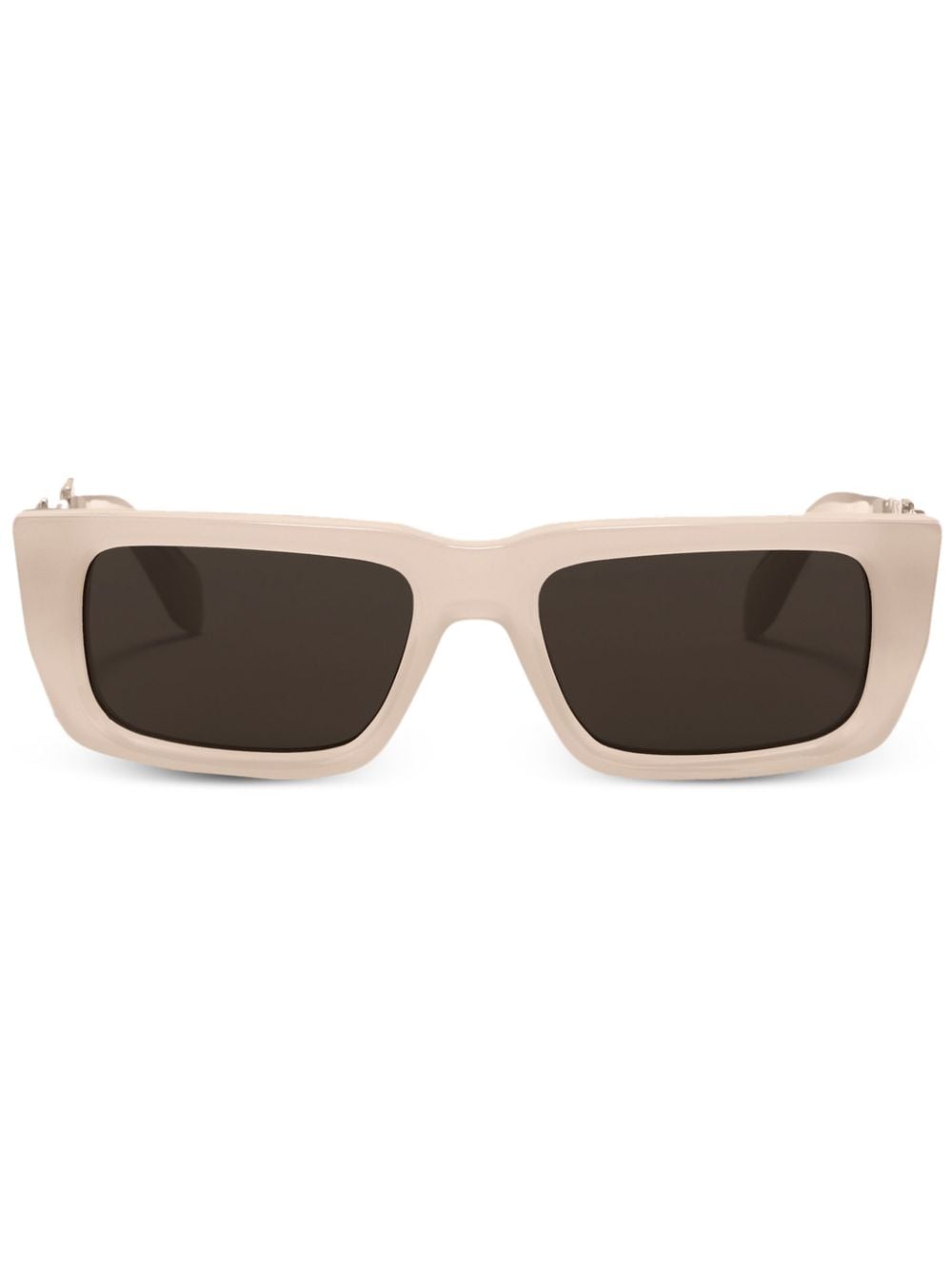 Palm Angels Eyewear Milford rectangular-frame sunglasses - Neutrals von Palm Angels Eyewear