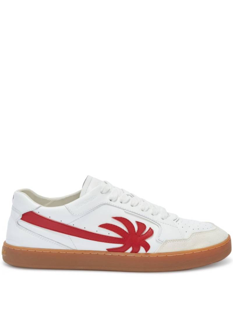 Palm Angels New Palm 1 leather sneakers - White von Palm Angels