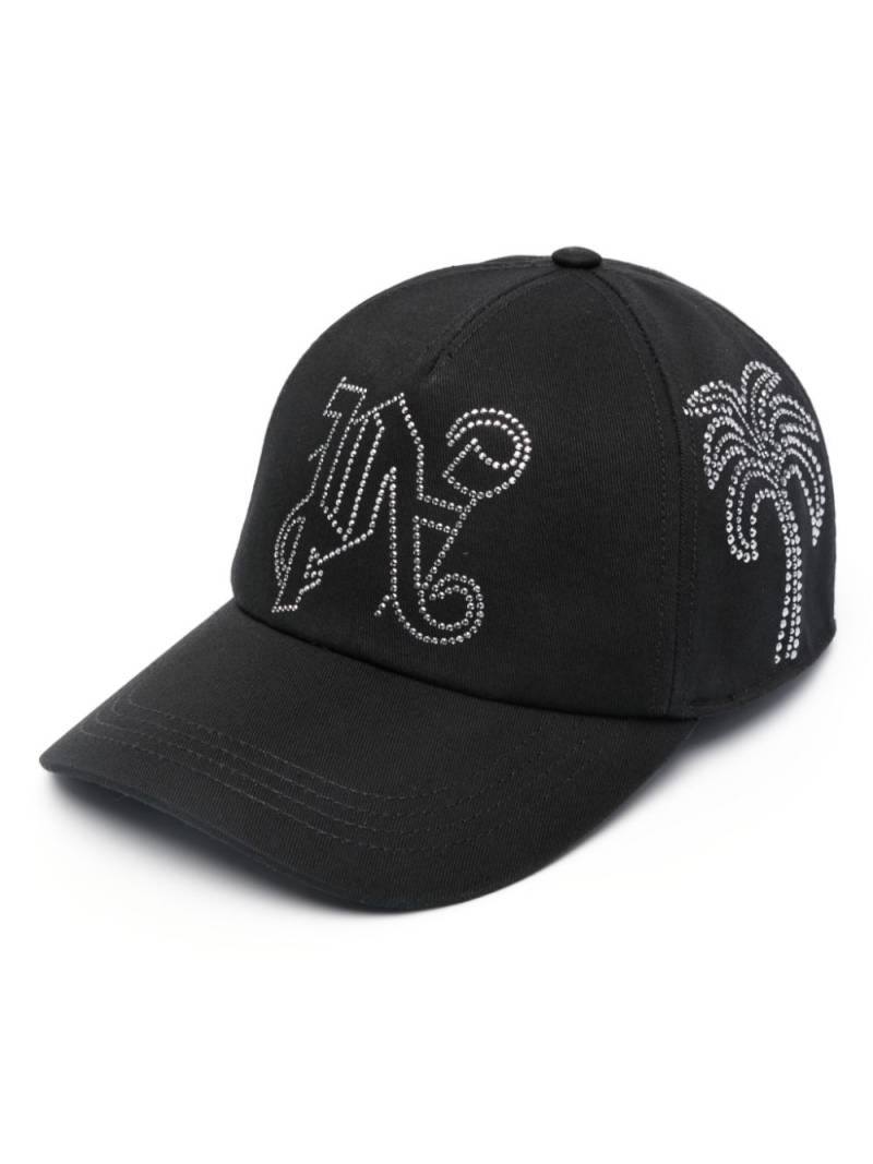 Palm Angels Milano studded baseball cap - Black von Palm Angels