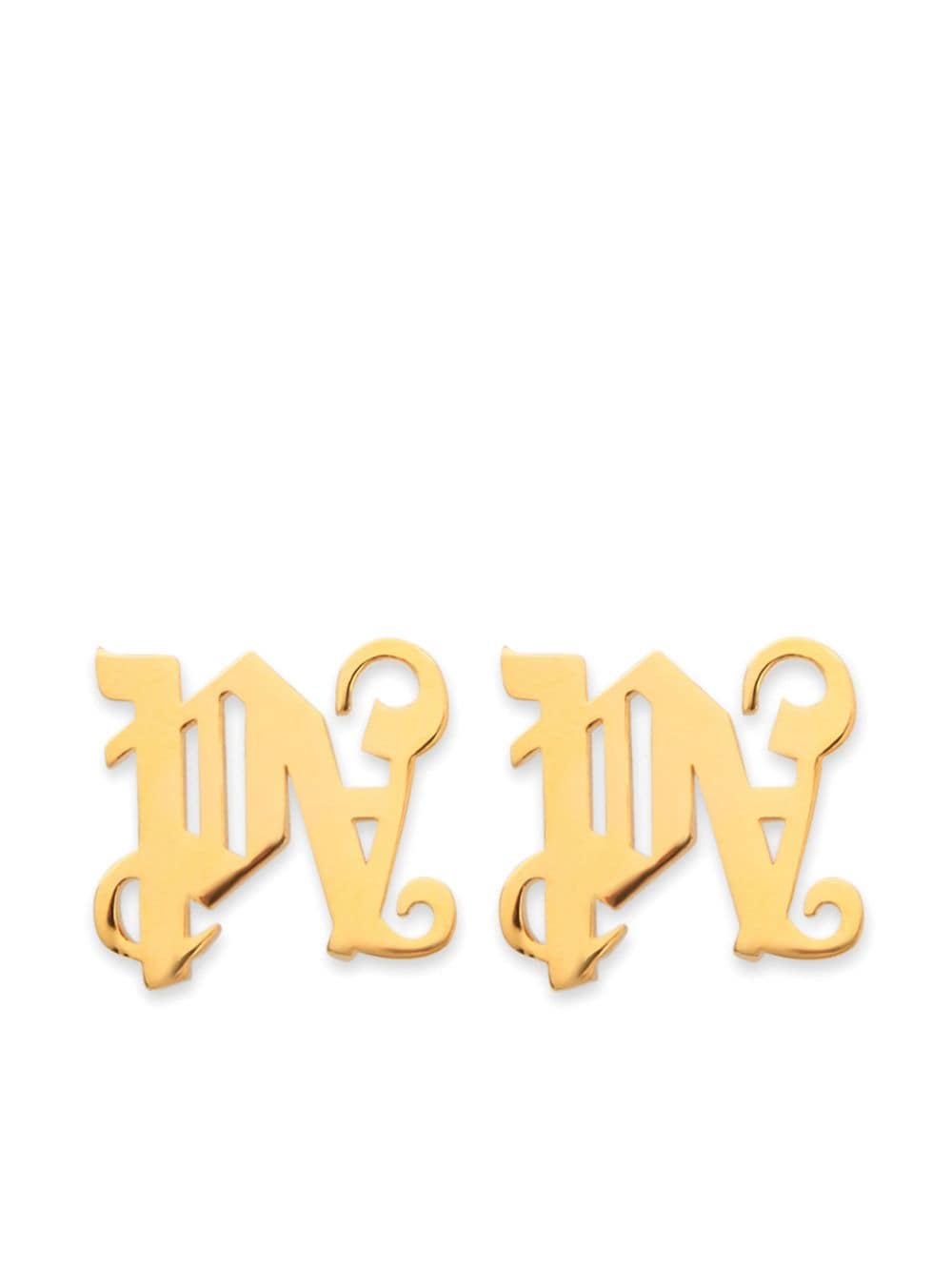 Palm Angels PA Monogram stud earrings - Gold von Palm Angels