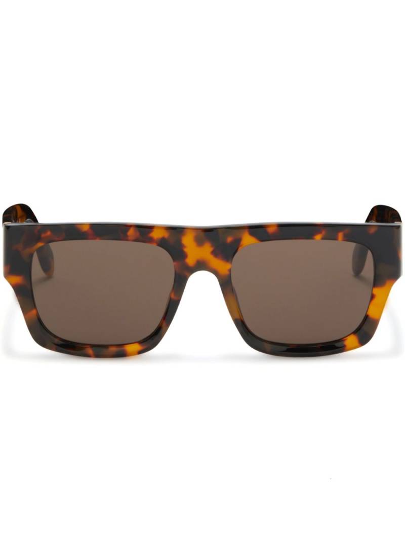 Palm Angels Eyewear Pixley square-frame sunglasses - Brown von Palm Angels Eyewear