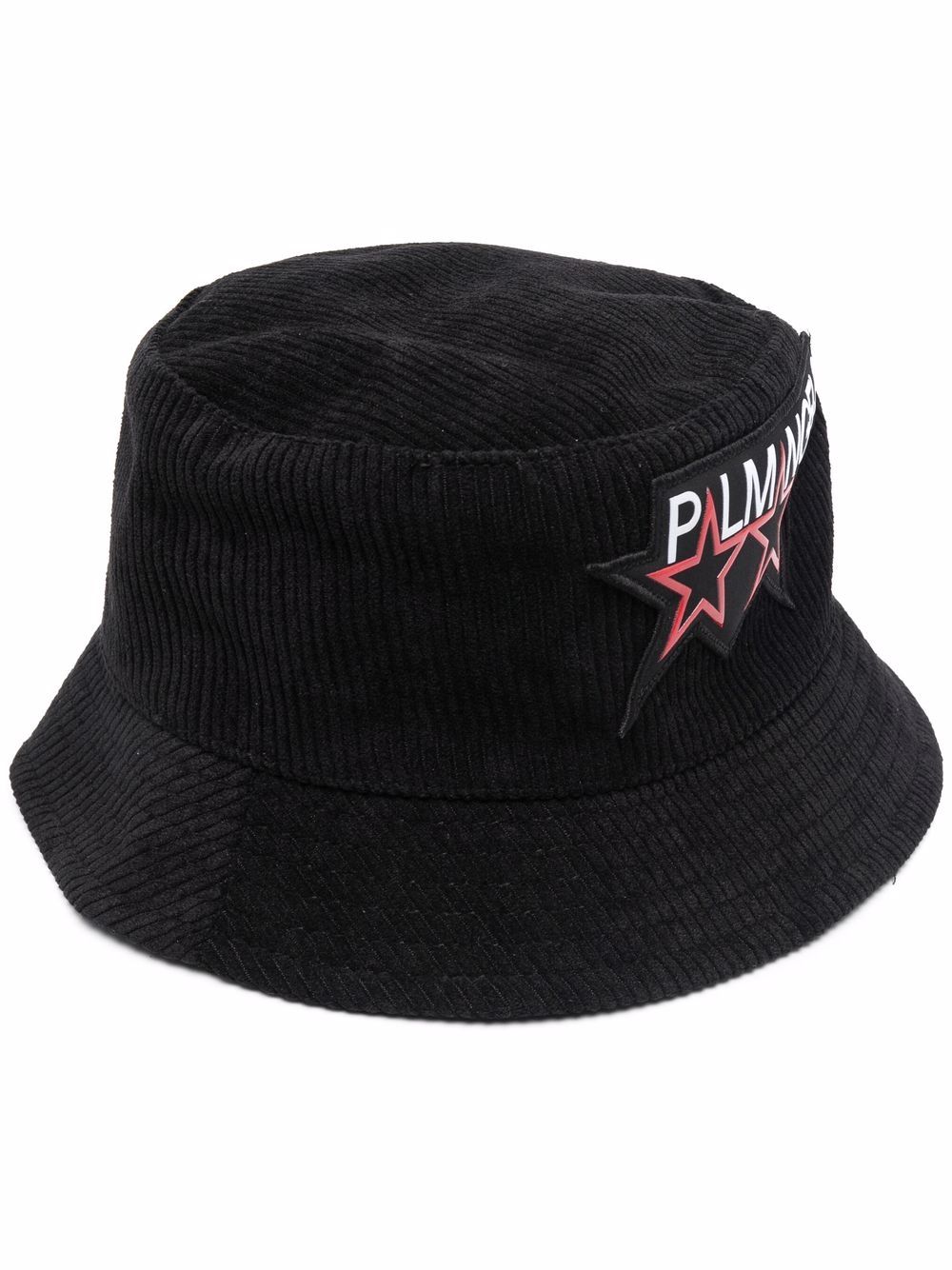 Palm Angels Racing Stars bucket hat - Black von Palm Angels