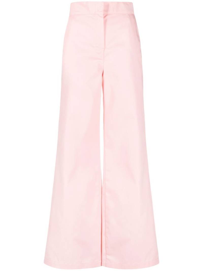 Palm Angels Reverse Waistband flared trousers - Pink von Palm Angels