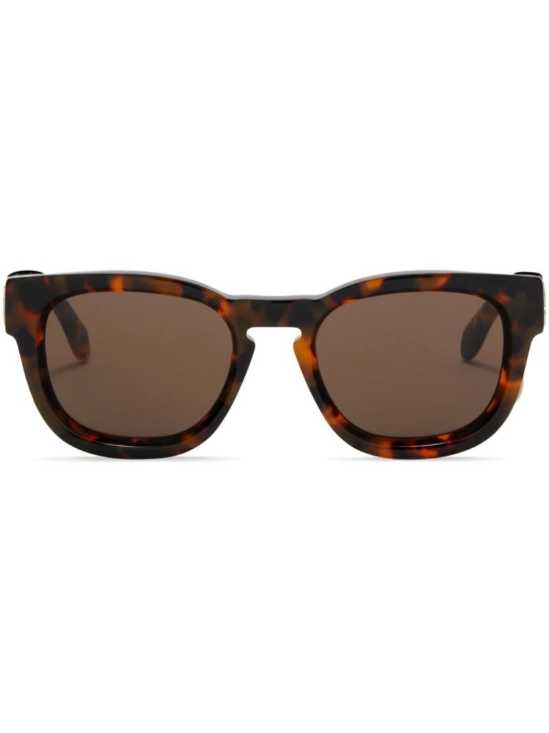 Palm Angels Eyewear Riverside square-frame sunglasses - Brown von Palm Angels Eyewear