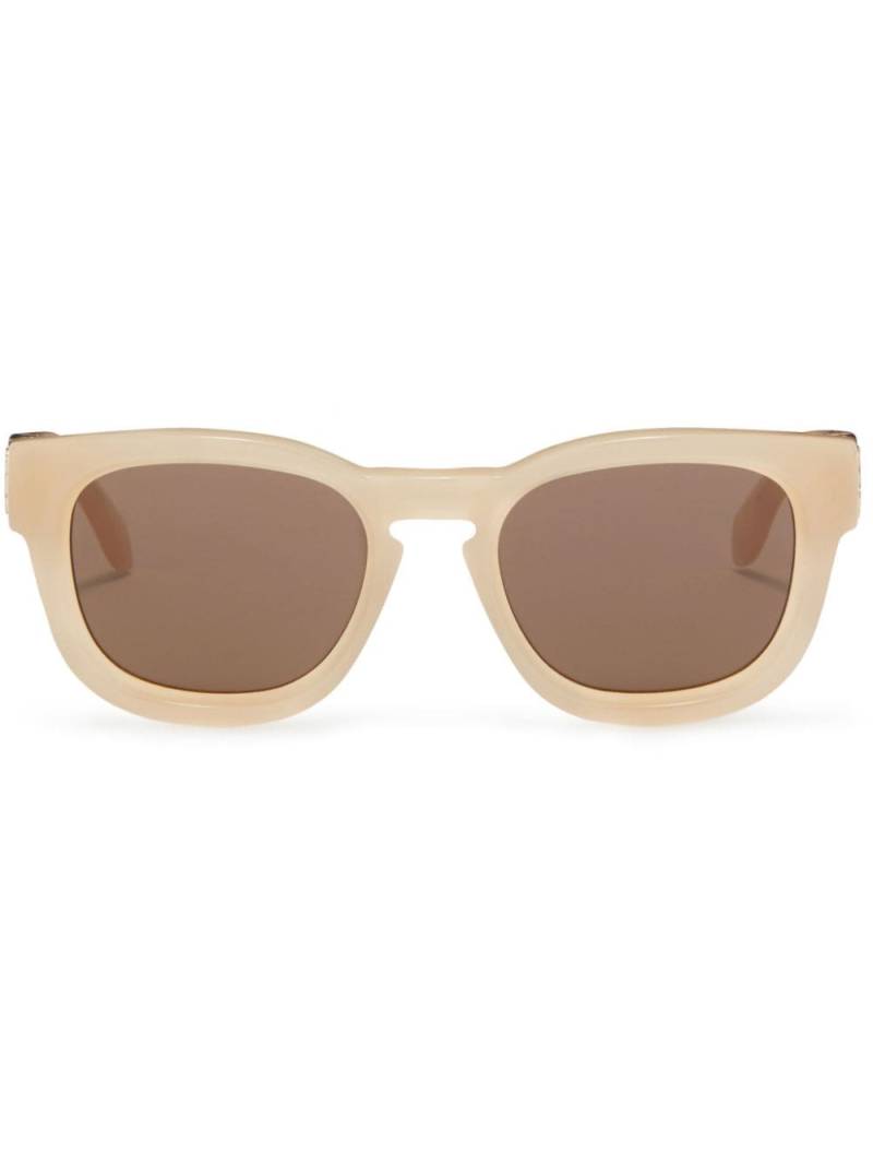 Palm Angels Eyewear Riverside square-frame sunglasses - Neutrals von Palm Angels Eyewear