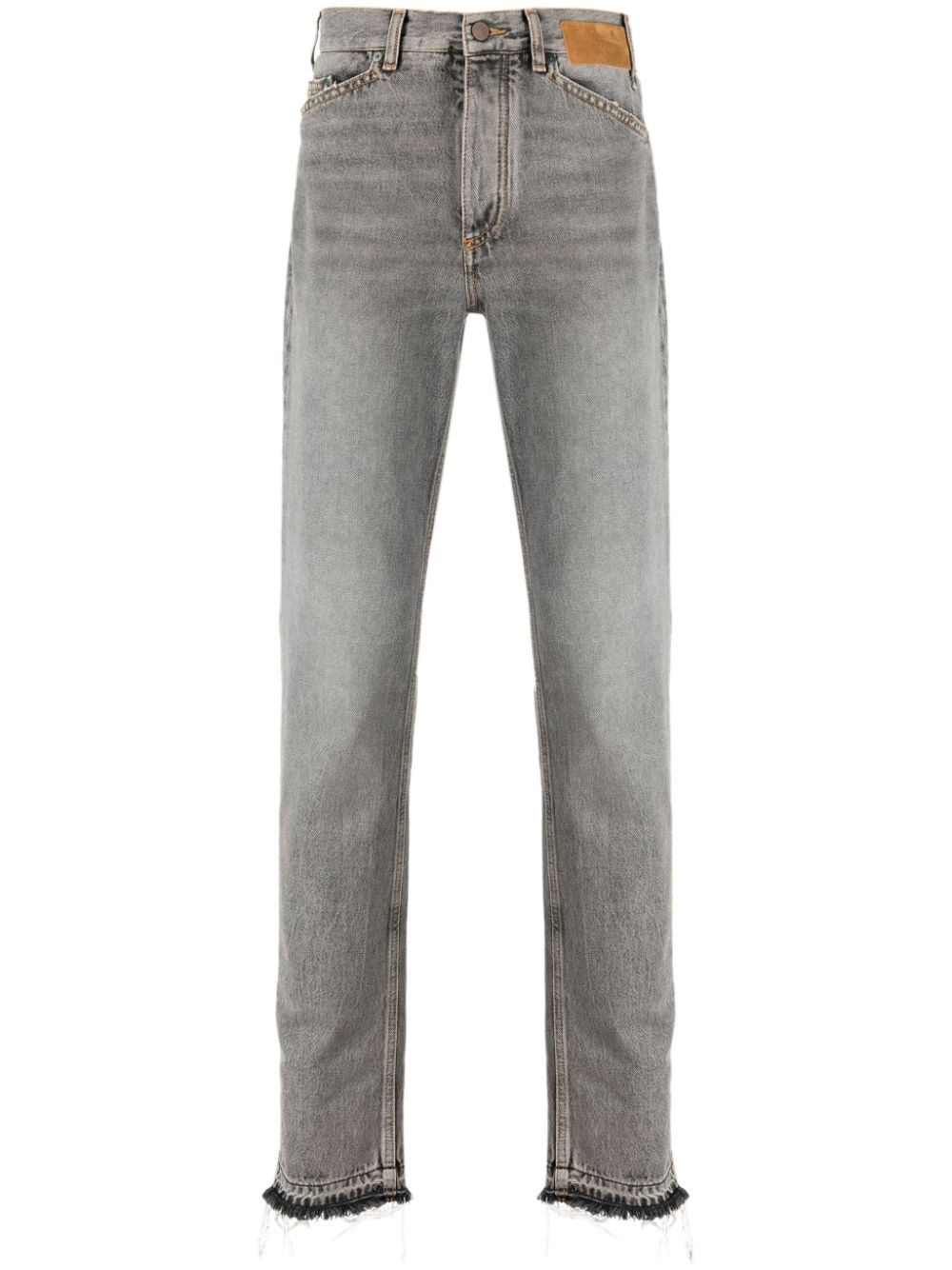 Palm Angels mid-rise slim-fit trousers - Grey von Palm Angels